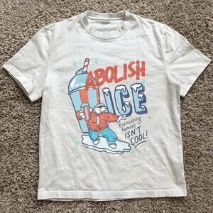 White Abolish Ice Tee